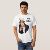 Grappig USA T-shirt (Voorkant volledig)