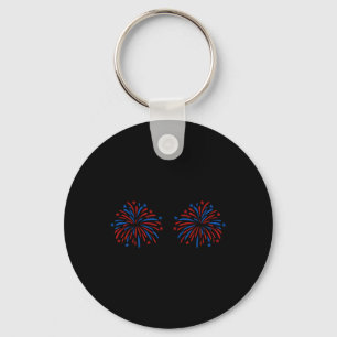 Grappig Usa-Vuurwerk Koppel Alleen Hier Voor De Vu Sleutelhanger