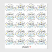 Grappig uw bestelling maakte mijn dag Daisy Pun Bu Sticker (Vel)