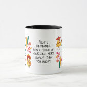 GRAPPIG UW EGO IS NACHO AMIGO aangepaste tekst Mok (Midden)