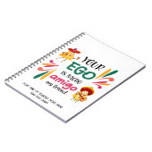 GRAPPIG UW EGO IS NACHO AMIGO aangepaste tekst Notitieboek (Linkerzijde)