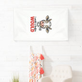 Grappig Vaarzenkoe Vintage Gravure Shirt Ontwerp_1 Spandoek (Insitu)