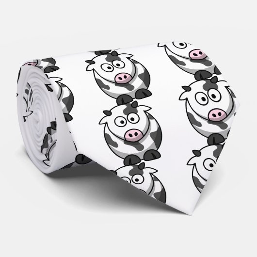 Grappig vaas / Funny Cow Stropdas (Opgerold)