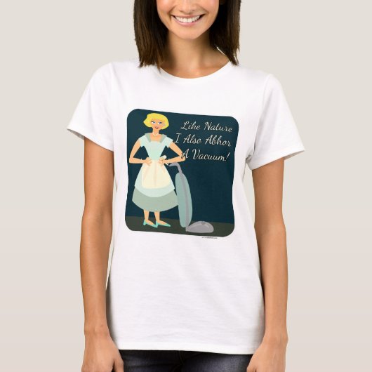 Grappig Vacuüm klusjes Kitsch Retro Mama T-shirt (Voorkant)