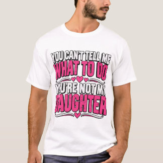 Grappig vader-dochter shirt, sarcastisch vader-doc t-shirt