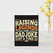 Grappig vader grap shirt van kinderen mannen grapp kaart (Gele Bloem)