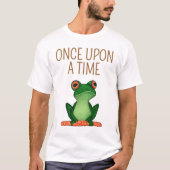 Grappig vader kikker verjaardag T-shirt (Voorkant)