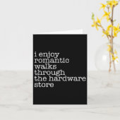 Grappig vader klusjesman ijzerwarenwinkel gereedsc kaart (Gele Bloem)