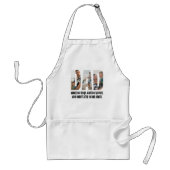 Grappig vader schort – BBQ Master & Vader grap kam (Voorkant)