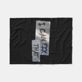 Grappig vader shirt duct tape Ik kan dat repareren Fleece Deken (Voorkant (Horizontaal))