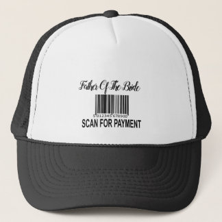 Grappig vader van de Bride Barcode Scanner Trucker Pet