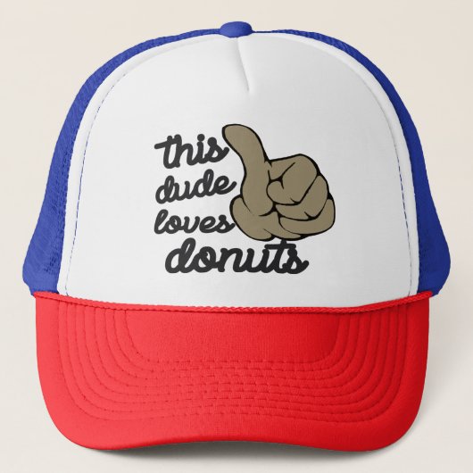 Grappig Vaderdag cadeau, deze vader houdt van donu Trucker Pet (Voorkant)