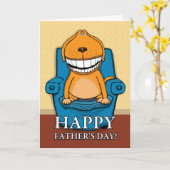 Grappig Vaderdag: Favoriete voorzitter Kaart (Gele Bloem)