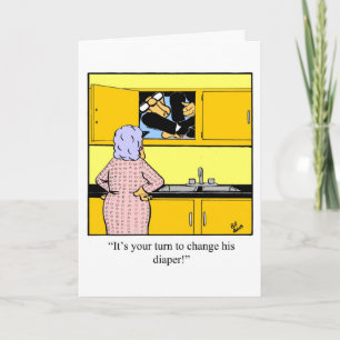 Grappig Vaderdag Humor Wenskaart Kaart