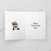 Grappig Vaderdag Humor Wenskaart Kaart (Binnen)