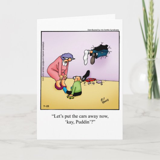 Grappig Vaderdag Humor Wenskaart Kaart (Voorkant)