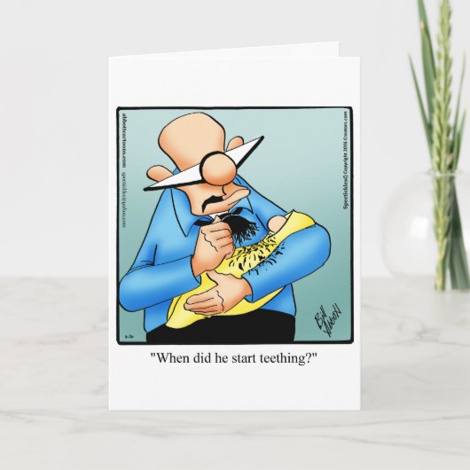 Grappig Vaderdag humor Wenskaart Kaart (Voorkant)