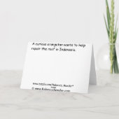 Grappig Vaderdag Kaart (Achterkant)