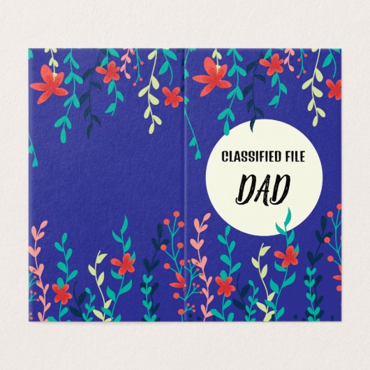 Grappig Vaderdag Kaart-Favoriete Ouder Joke Gift Kaart (Buitenkant ongevouwen)