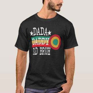 Grappig vaderdag papa papa bruh t-shirt