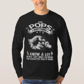 Grappig Vaderdag Shirt Gift 60th Ask POPPEN Anythi (Voorkant)