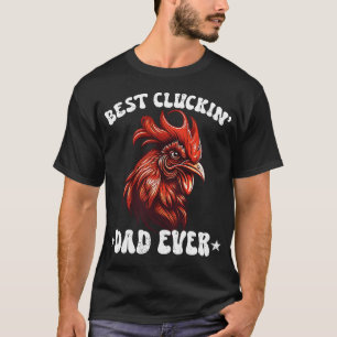 Grappig vaderdag T-shirt voor kippenboer