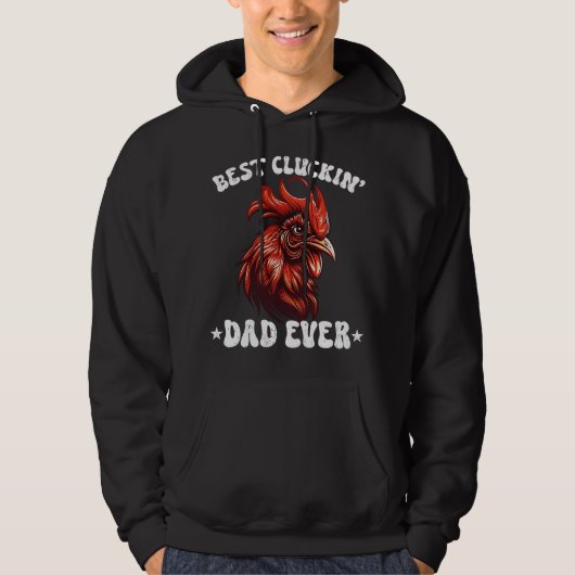 Grappig vaderdag T-shirt voor kippenboer (Voorkant)