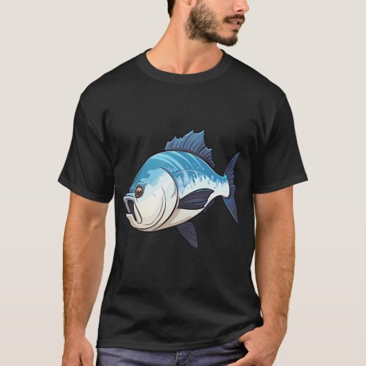 Grappig vaderdag vis shirt - Goede dingen komen (Voorkant)