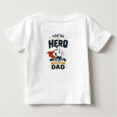 Grappig Vaderdag Voetbalshirt voor Vader (Achterkant)
