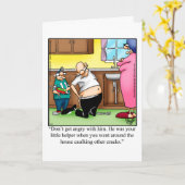 Grappig vaderlandskaart kaart (Gele Bloem)