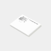 Grappig vader's Humor Pa Post-it® Notes (Schuin)