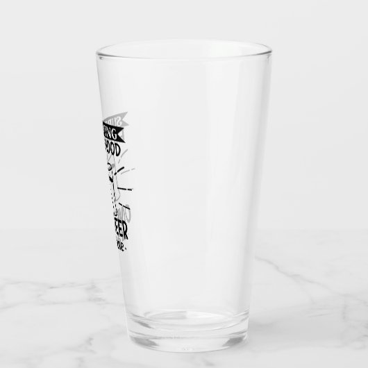 Grappig vaderschap pint glas (Links)