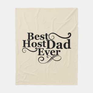 Grappig vadersdag cadeau Beste gastheer papa ooit Fleece Deken