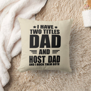 Grappig vadersdag cadeau Beste gastheer papa ooit Kussen
