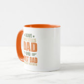 Grappig vadersdag cadeau gastheer papa mok (Voorkant links)