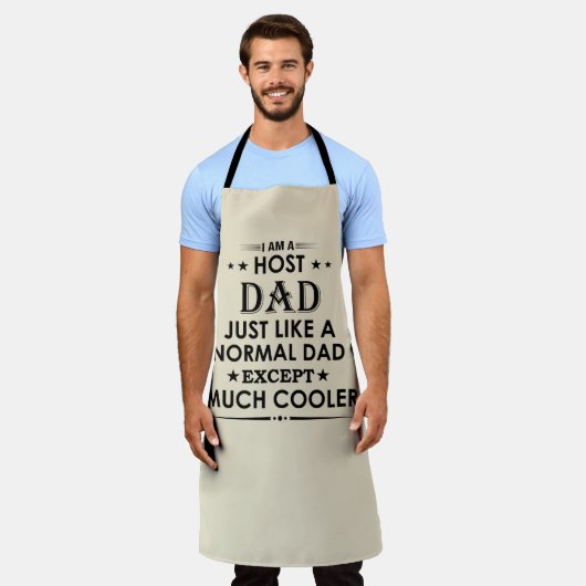 Grappig vadersdag cadeau Host Vader zeggen Schort (Gedragen)