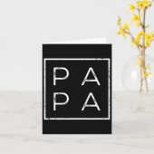 Grappig vadersdag cadeau voor vader kaart (Gele Bloem)