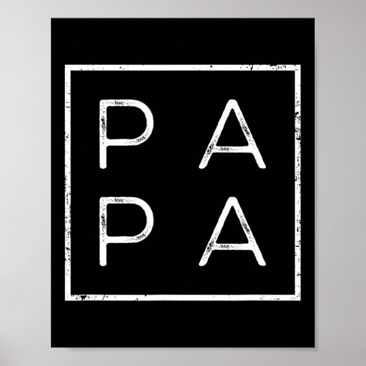 Grappig vadersdag cadeau voor vader poster (Voorkant)