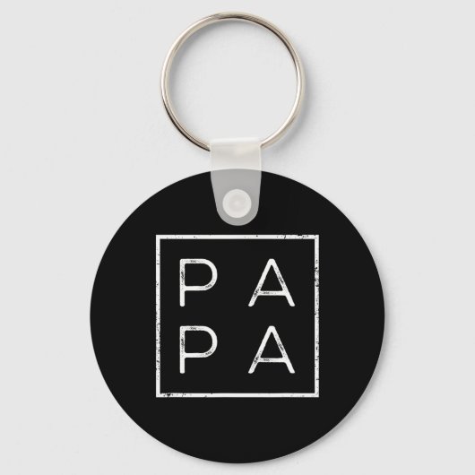 Grappig vadersdag cadeau voor vader sleutelhanger (Voorkant)