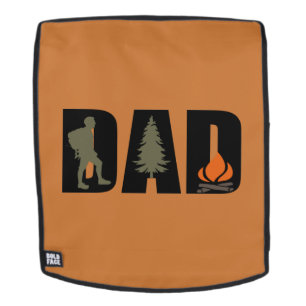 Grappig vadersdag cadeau wandelen hiker kamperen v rugtassen