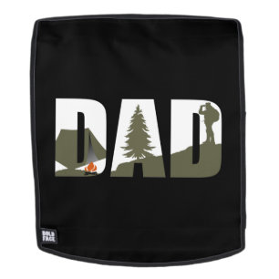 Grappig vadersdag cadeau wandelen hiker kamperen v rugtassen