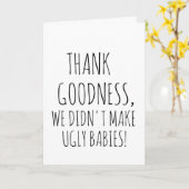 Grappig vadertje voor man.Vaderdag Kaart (Gele Bloem)