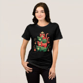 Grappig Vakantie Cateigenaren Cadeau Tri-Blend Shirt (Voorkant volledig)