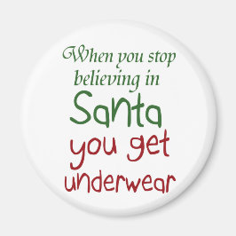 Grappig Vakantie citaten Santa humor magneten gesc