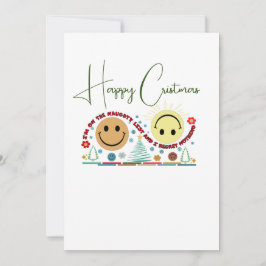 Grappig vakantie gezegde feestdagenkaart