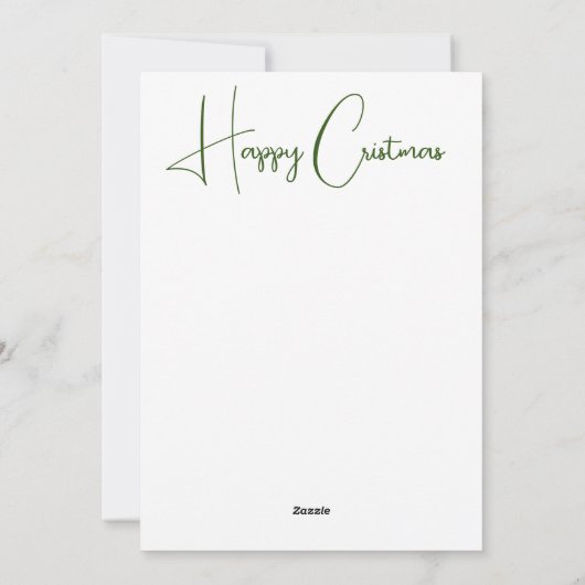 Grappig vakantie gezegde feestdagenkaart (Achterkant)