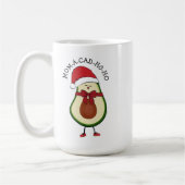 Grappig Vakantie Gift Santa Hat Avocado Koffiemok (Links)