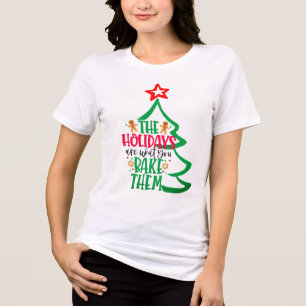 Grappig Vakantie is wat je met kerst maakt. Tri-Blend Shirt