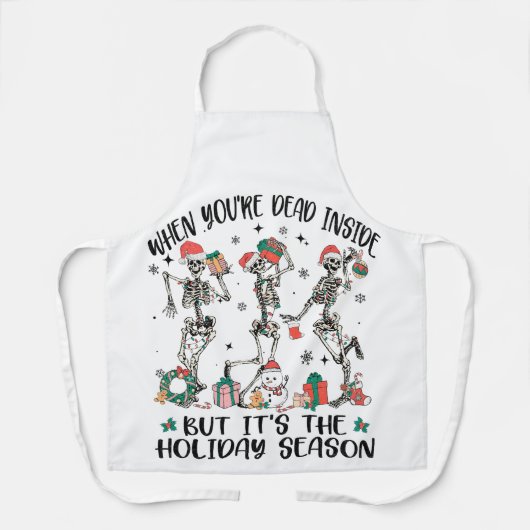 Grappig vakantie schort (Voorkant)