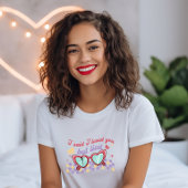 Grappig Valentijn T-shirt, ik zei dat ik van je hi T-shirt